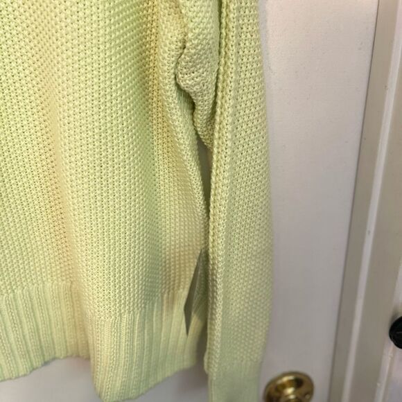 LUCKY BRAND Green V Neck Cotton Blend Sweater.Size S - Picture 12 of 15